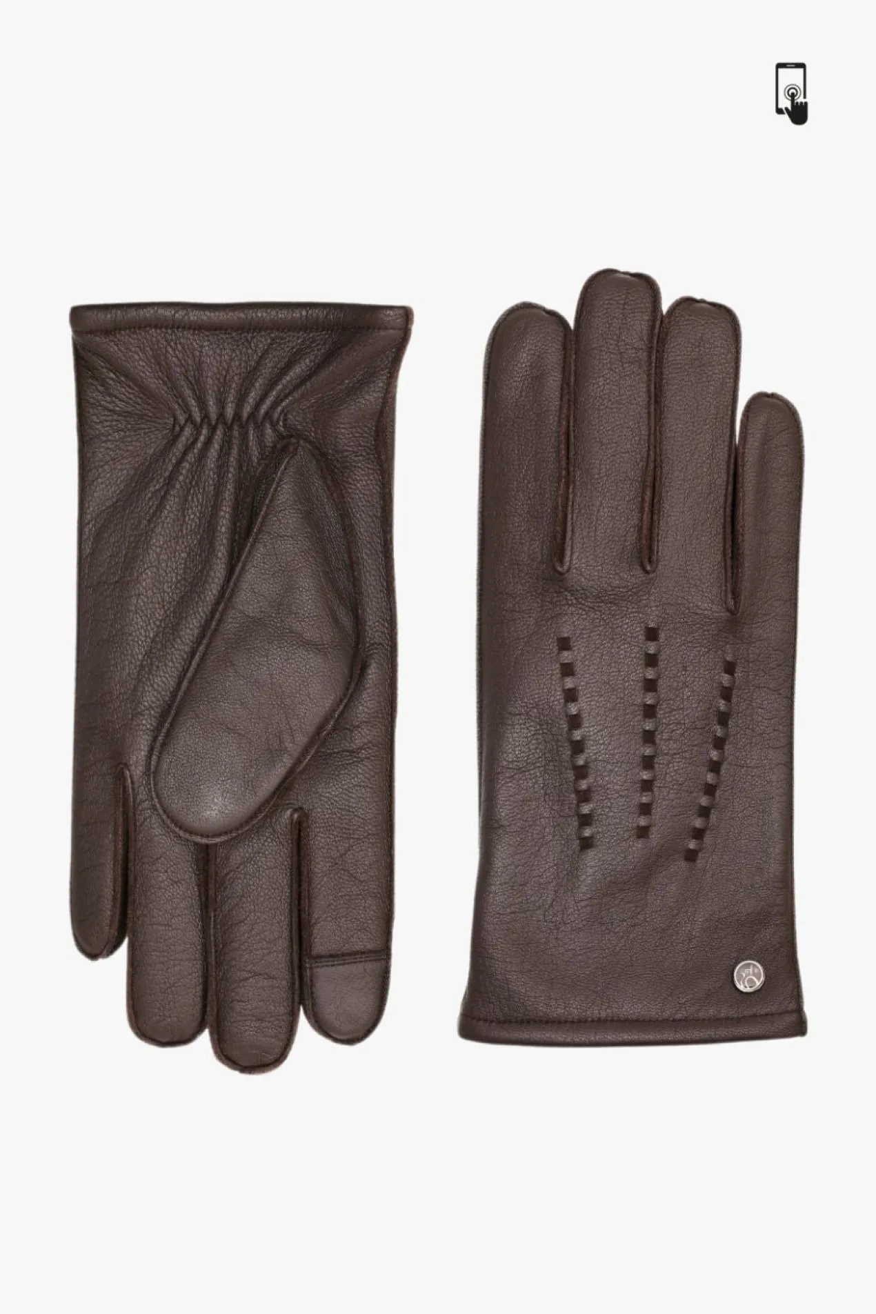 Adax glove Adam Dark brown