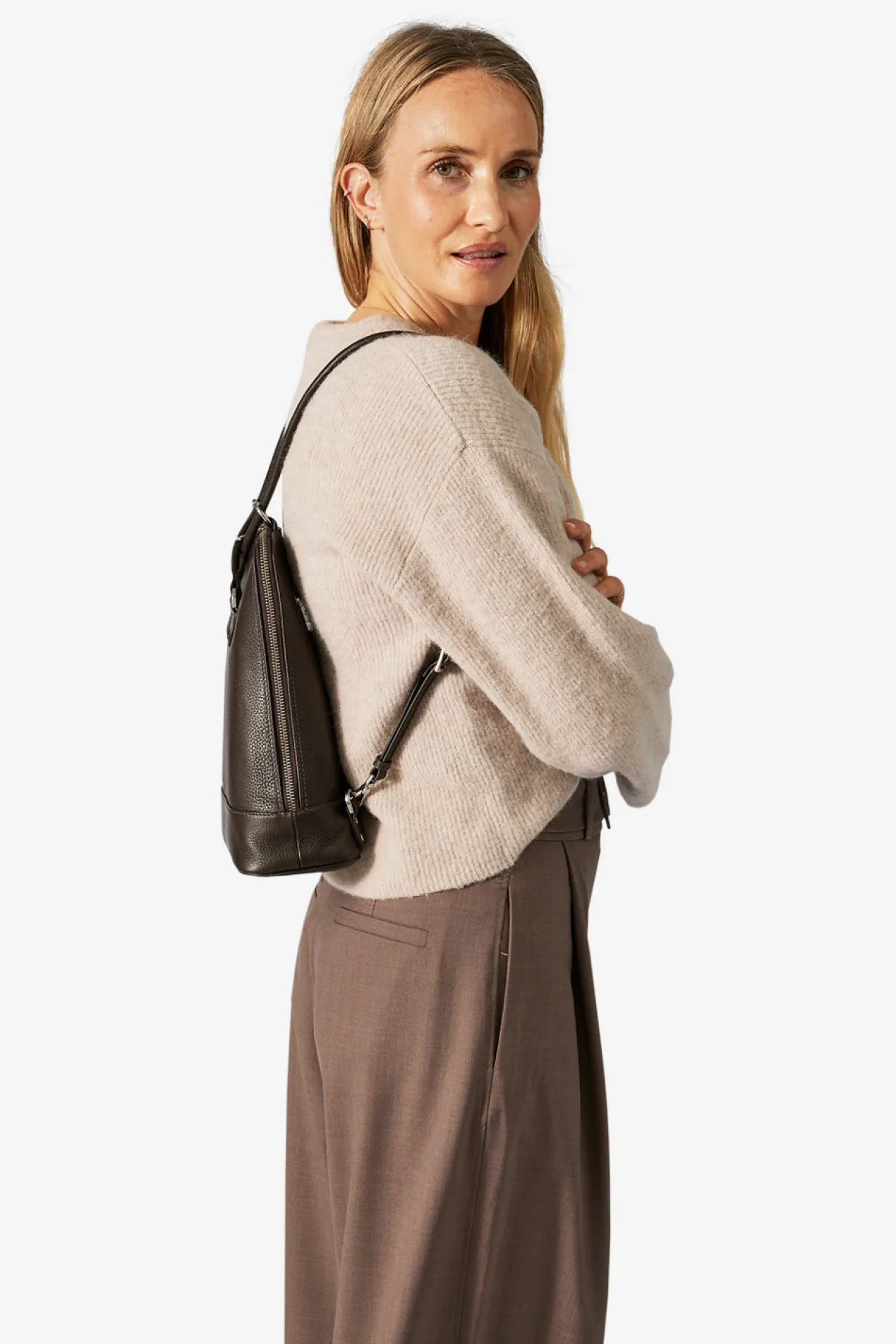 Cormorano backpack Lina Dark brown