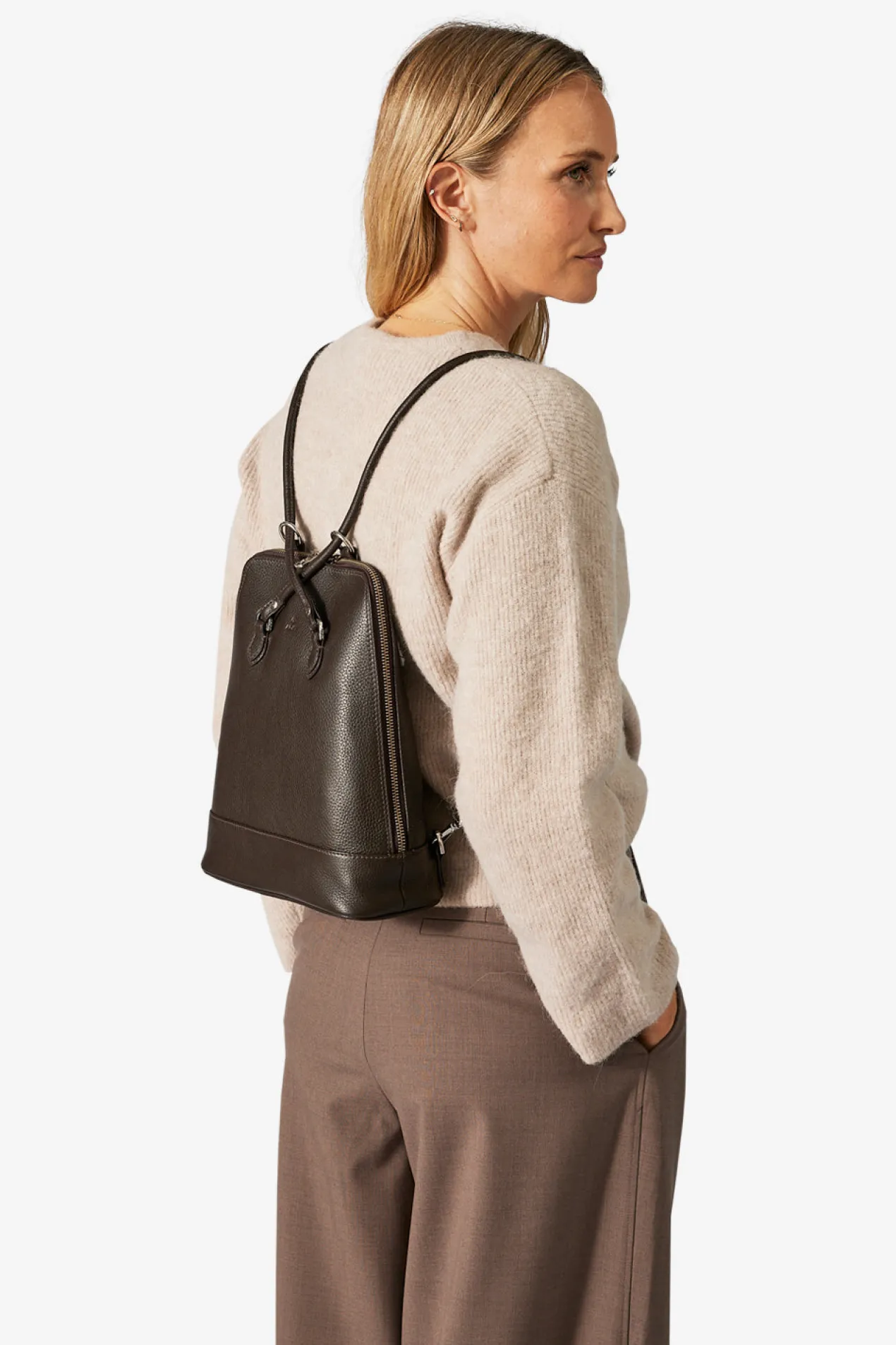 Cormorano backpack Lina Dark brown