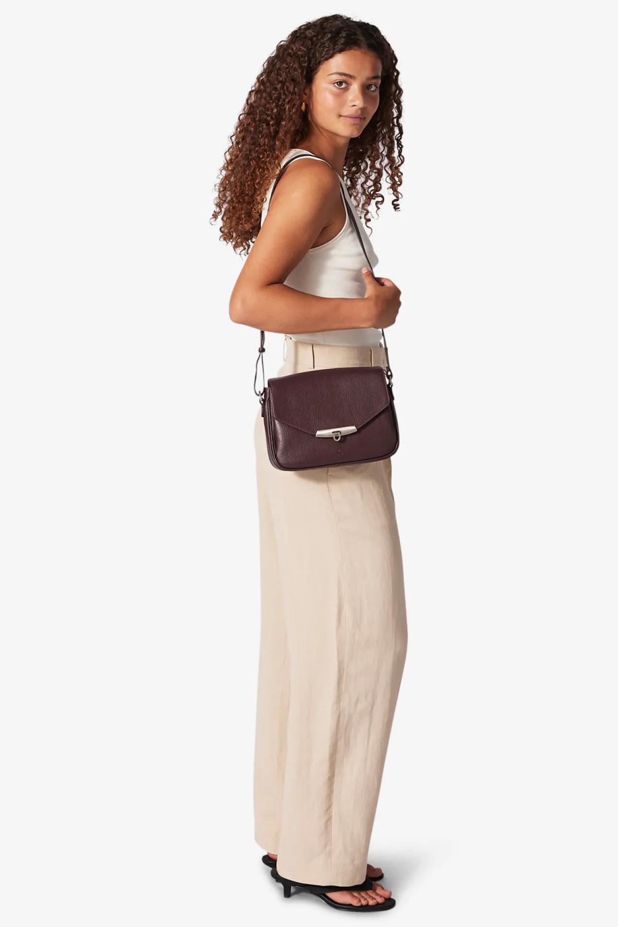 Cormorano shoulder bag Leah Burgundy