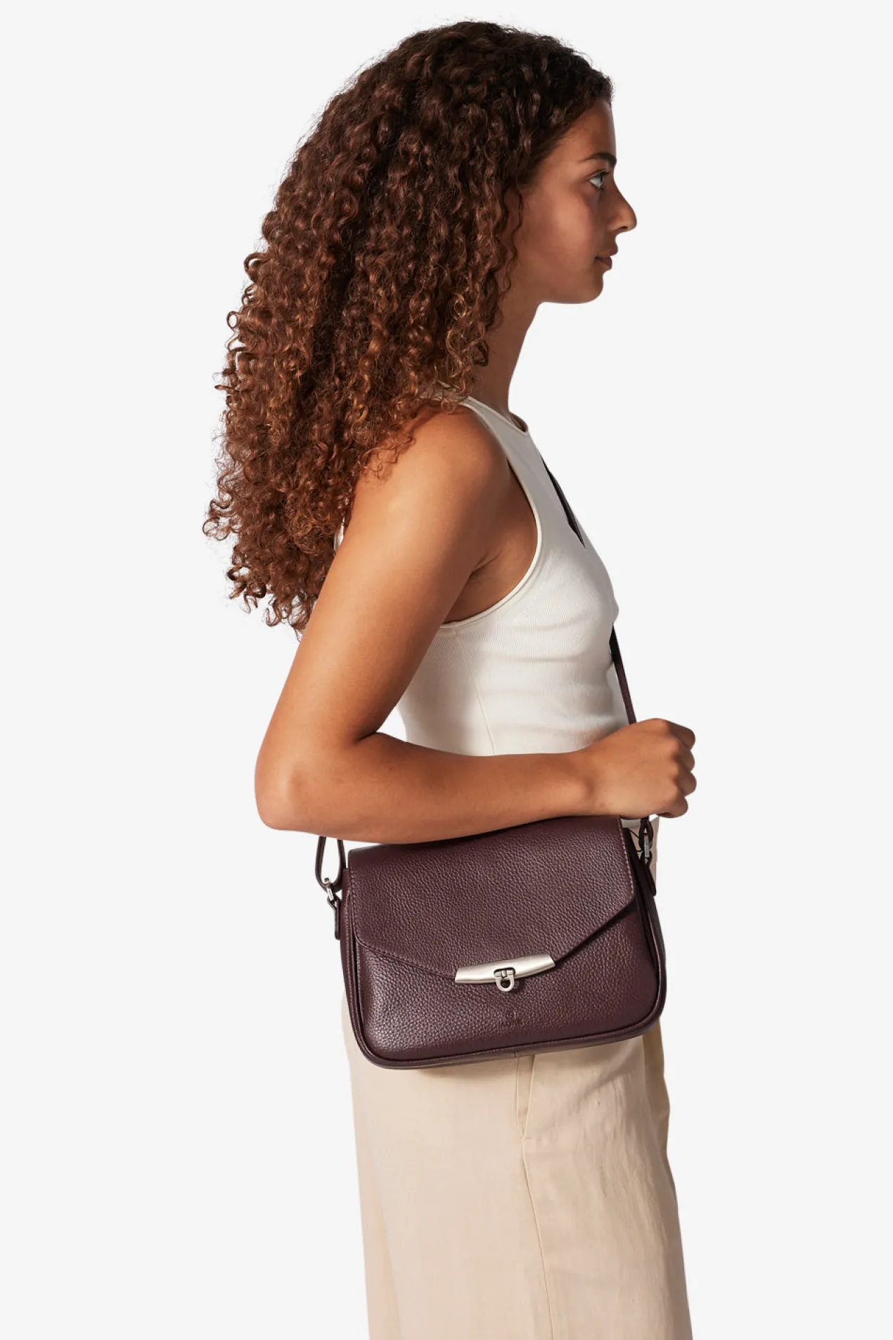 Cormorano shoulder bag Leah Burgundy