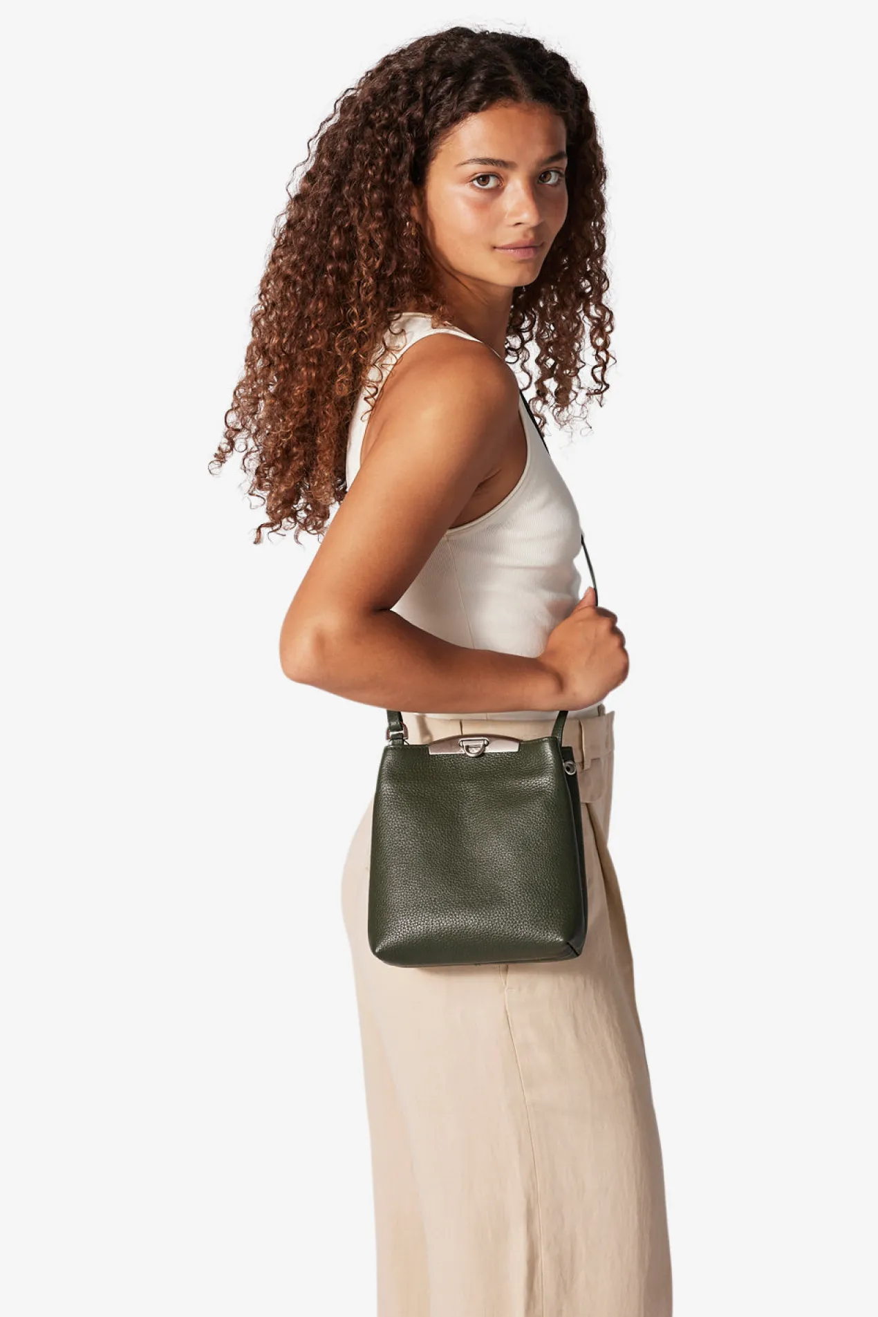 Cormorano shoulder bag Vilma Leaf green