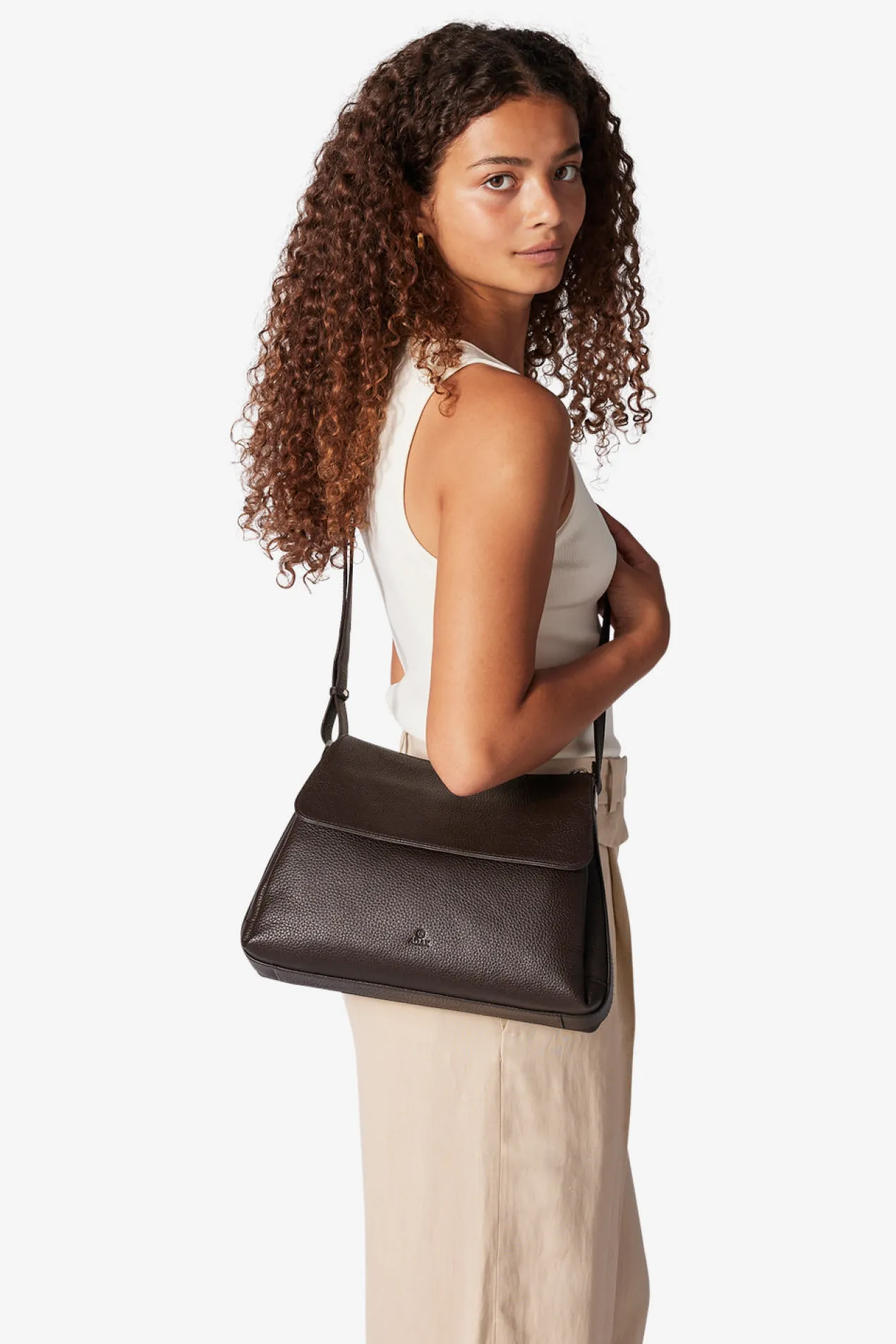 Cormorano shoulder bag Ilsa Dark brown