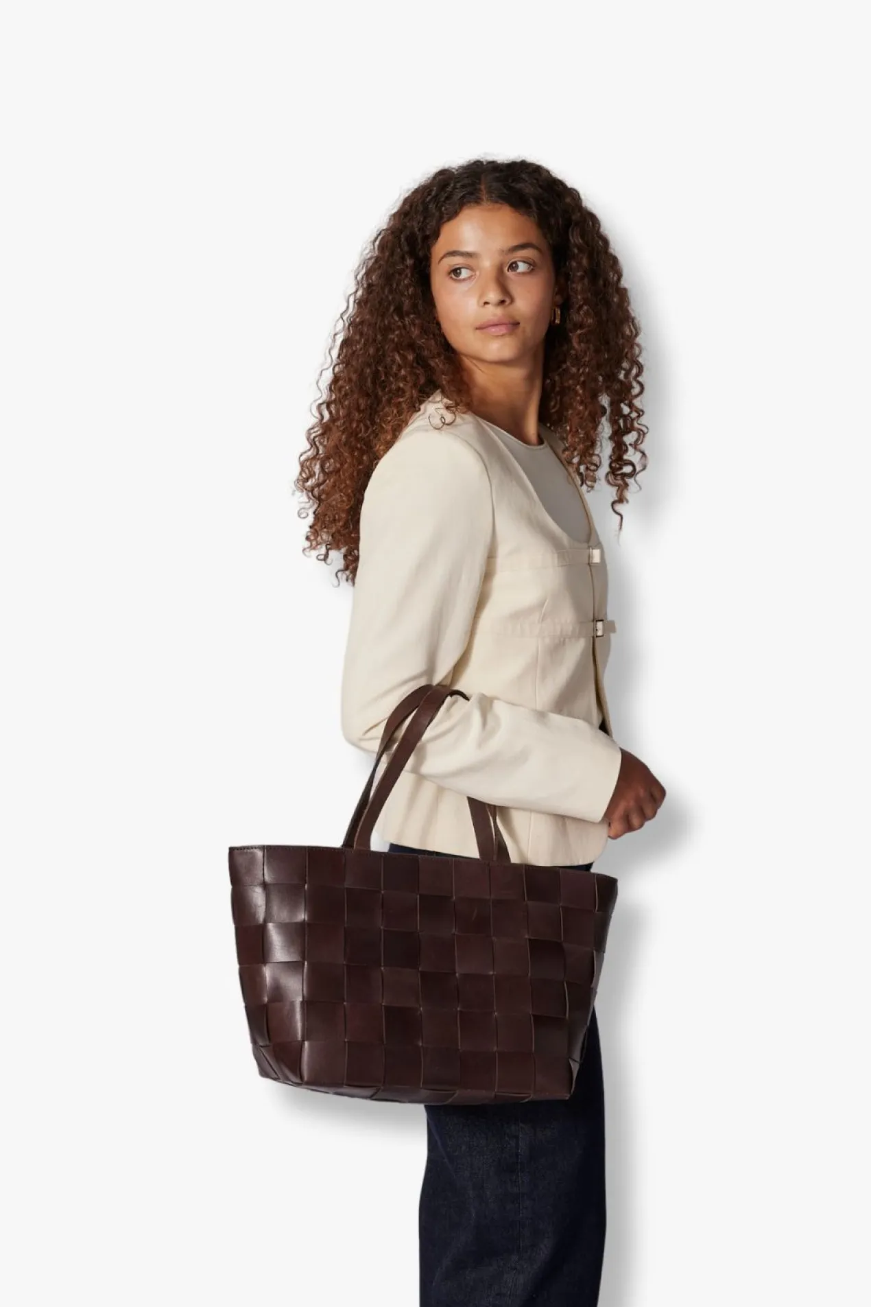 Limona shopper Meike Dark brown