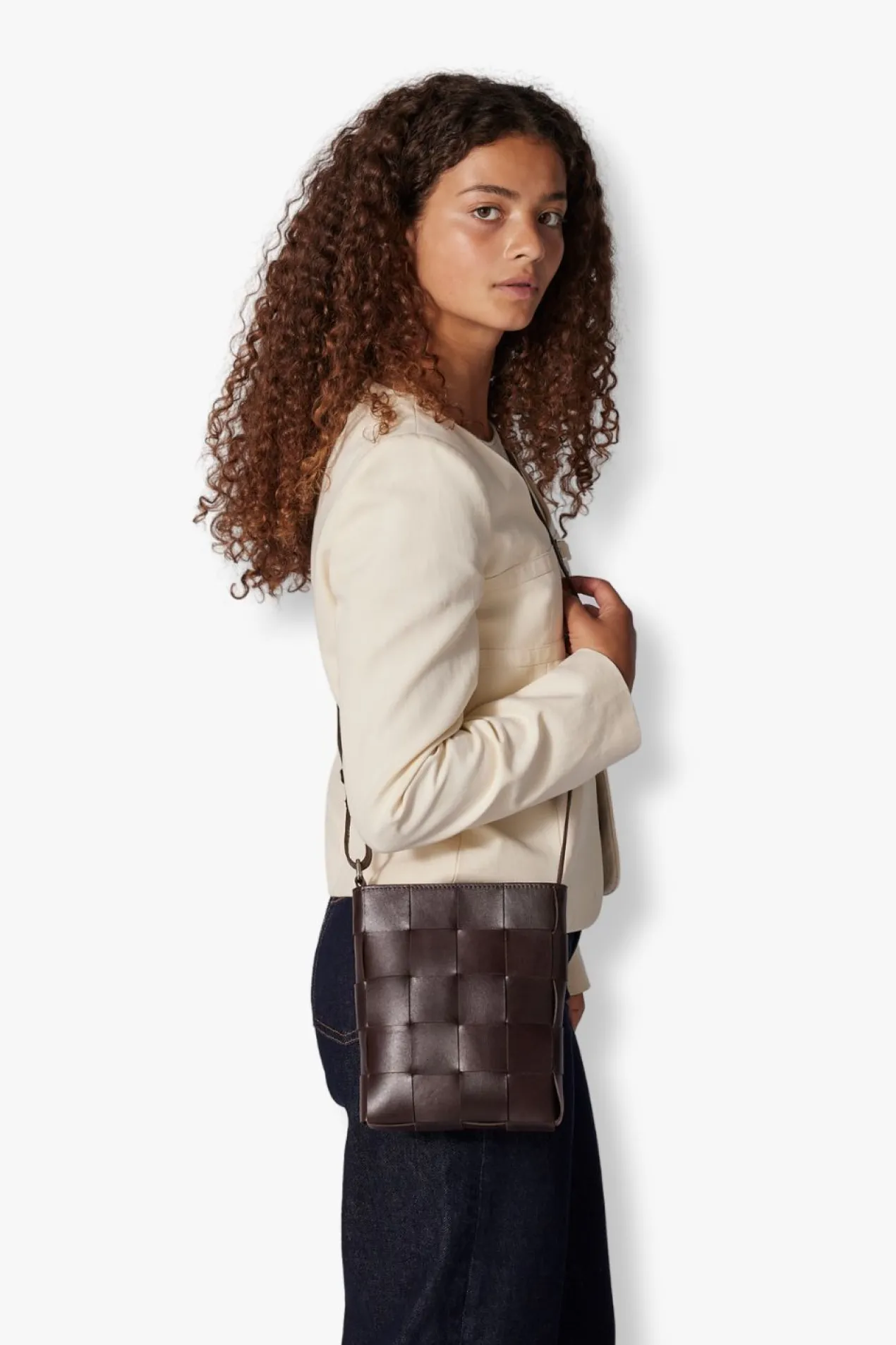 Limona shoulder bag Zelda Dark brown