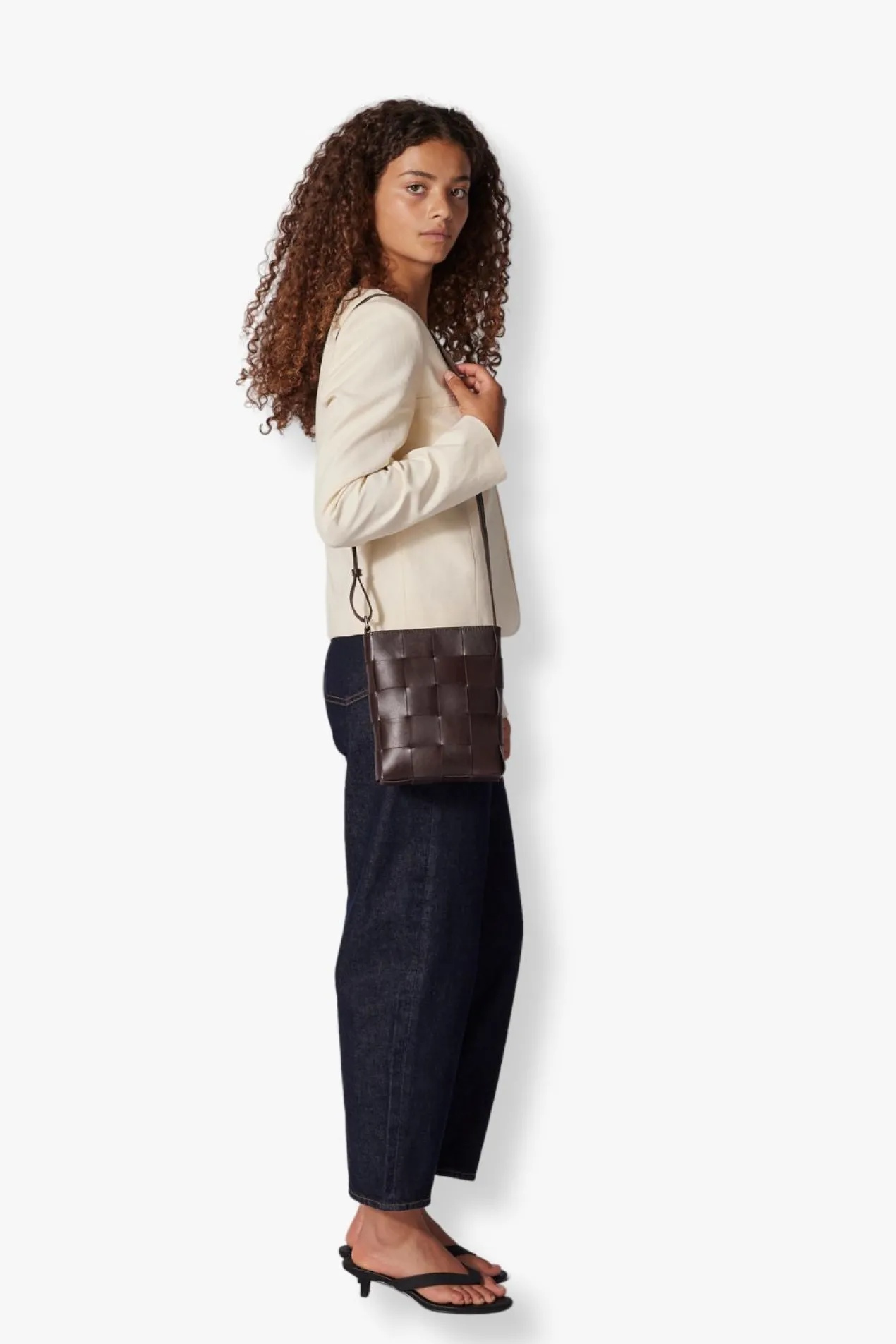 Limona shoulder bag Zelda Dark brown