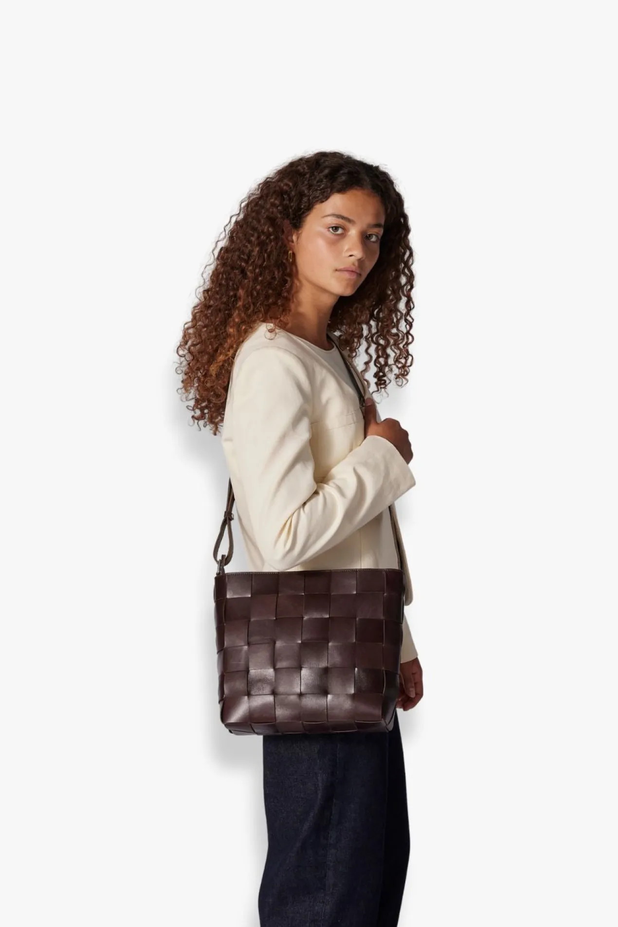 Limona shoulder bag Marthe Dark brown