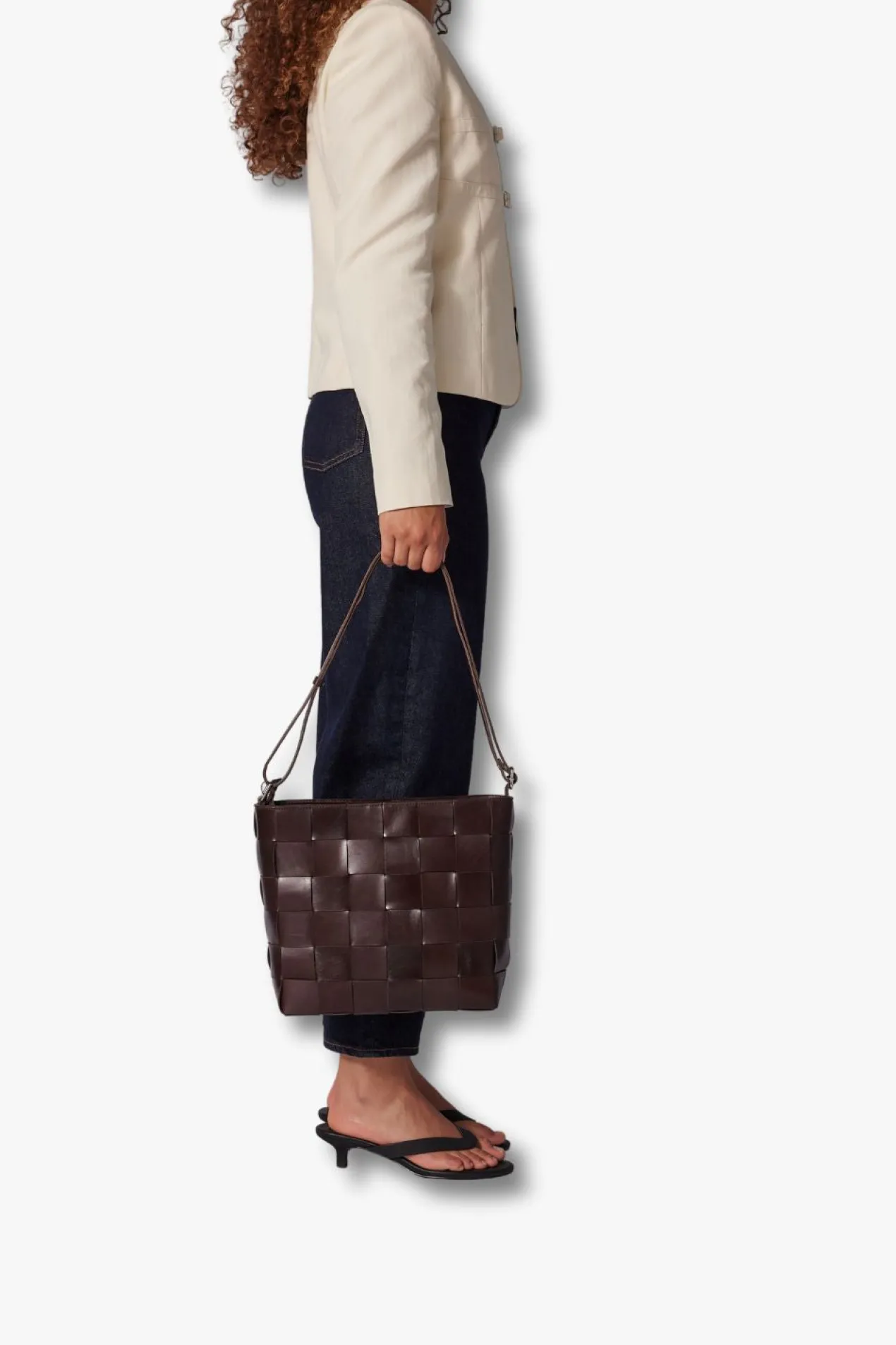 Limona shoulder bag Marthe Dark brown