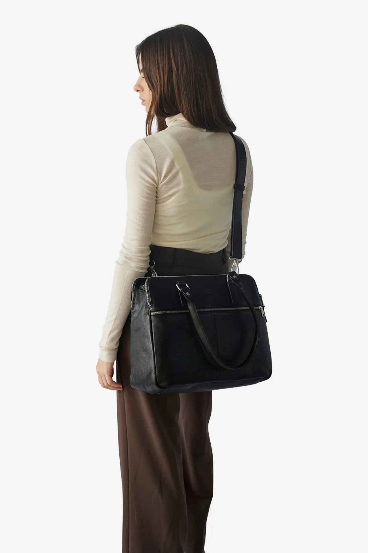 Napoli handbag Gerda 14¨ Black