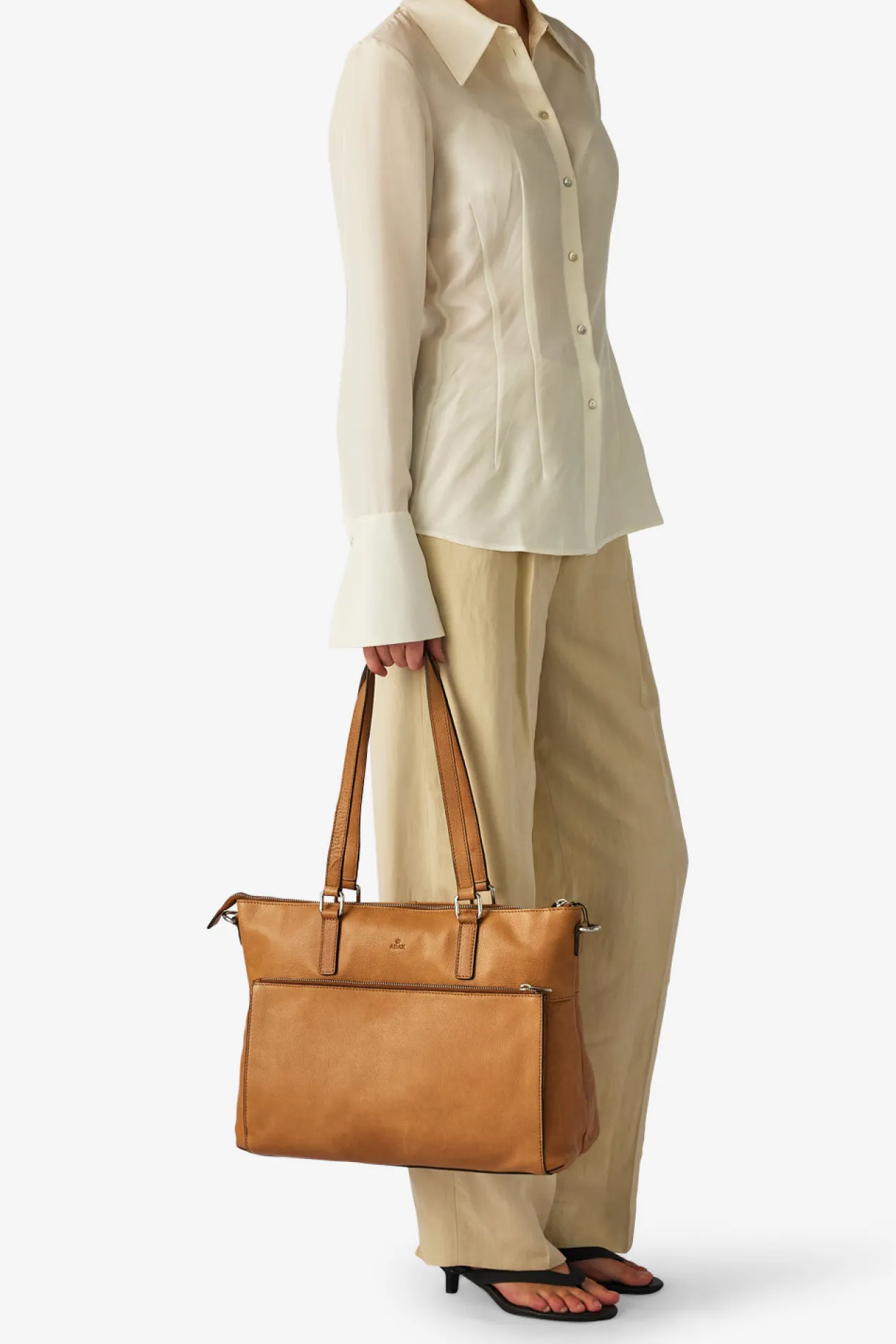 Napoli working bag Malia 14¨ Cognac