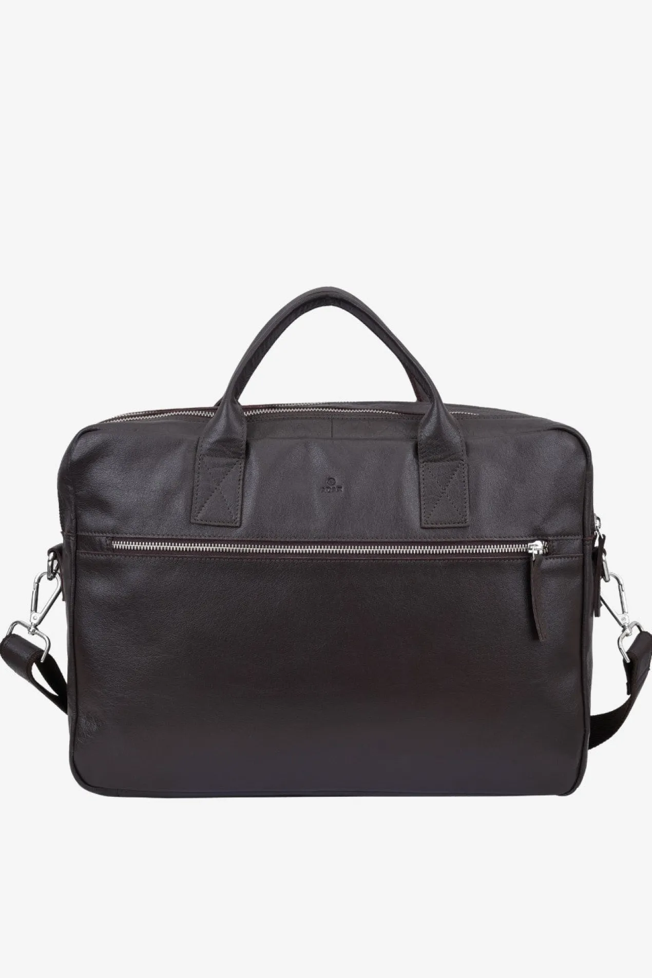 Prato briefcase Axel Dark brown