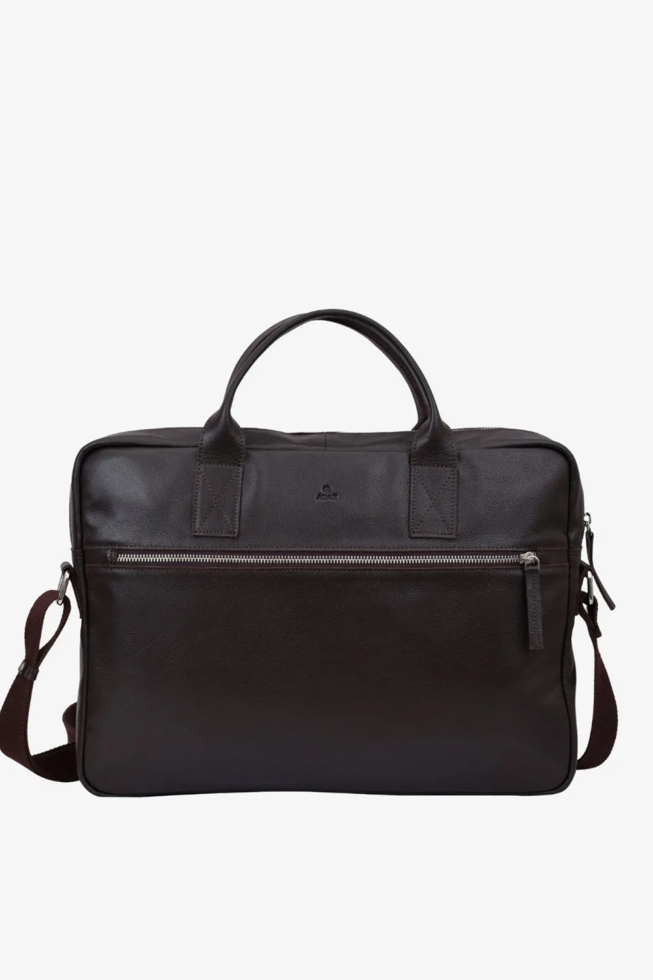 Prato briefcase Tobias Dark brown