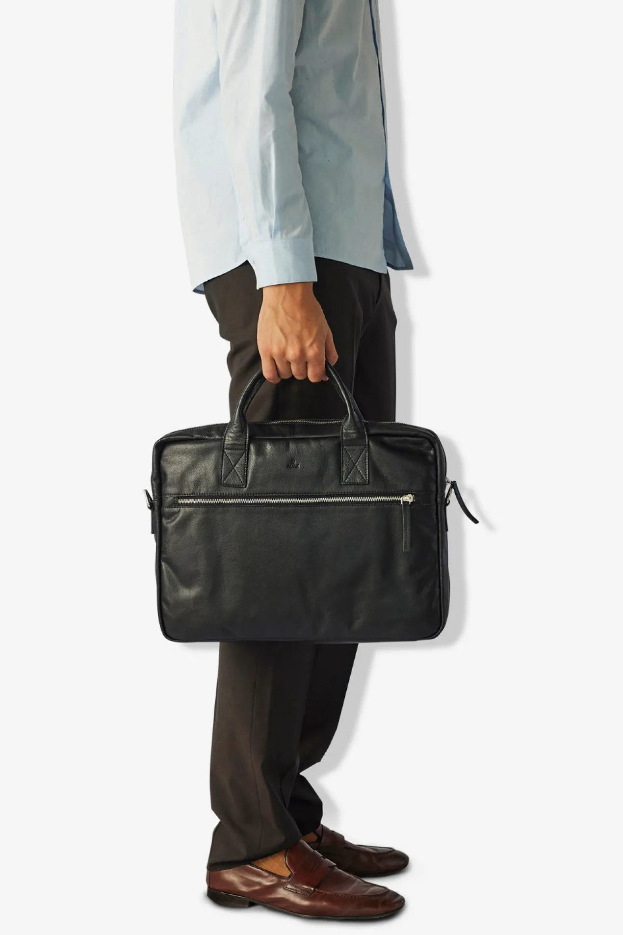 Prato briefcase Tobias Black