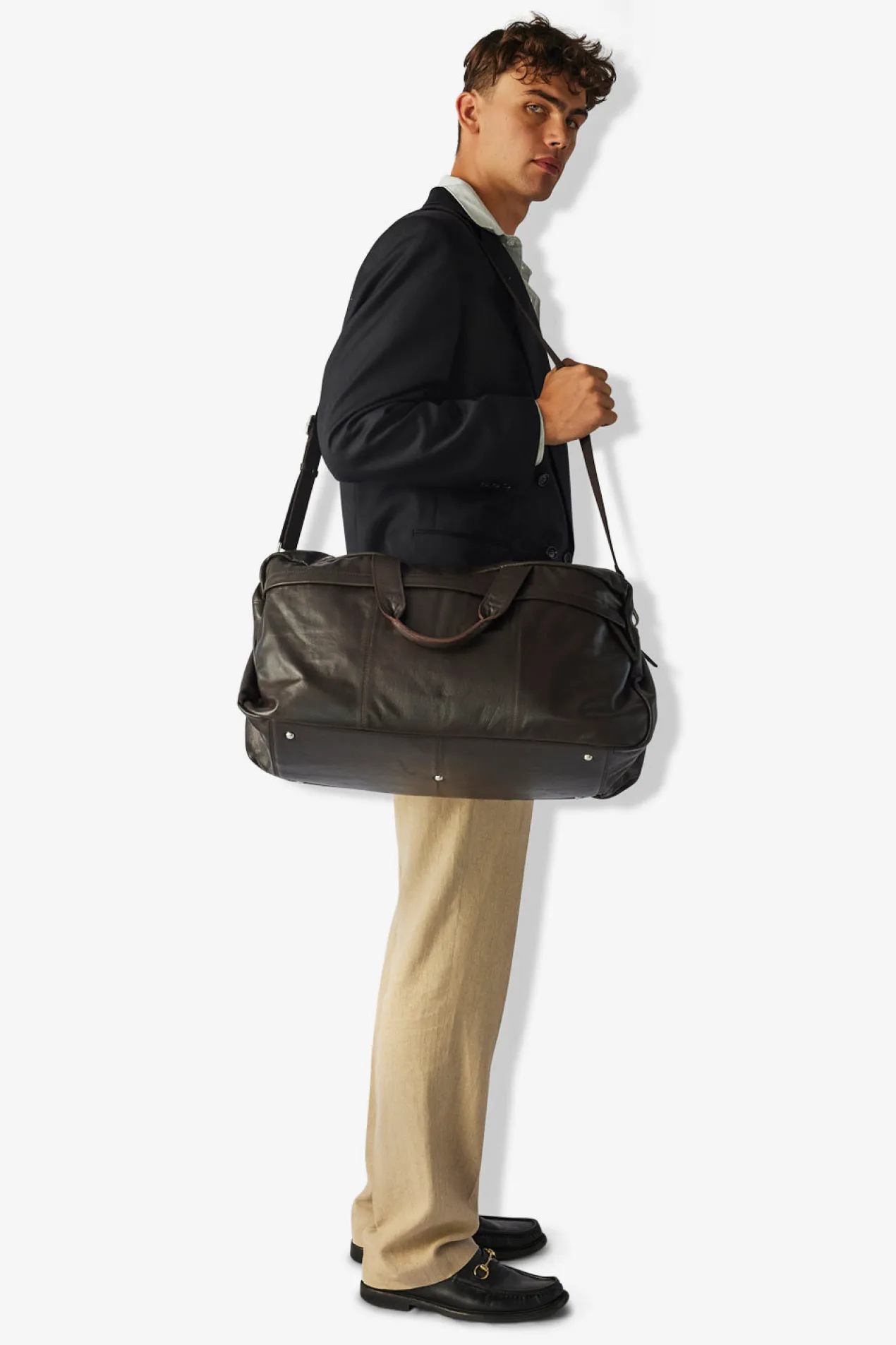 Prato weekend bag Arthur Dark brown