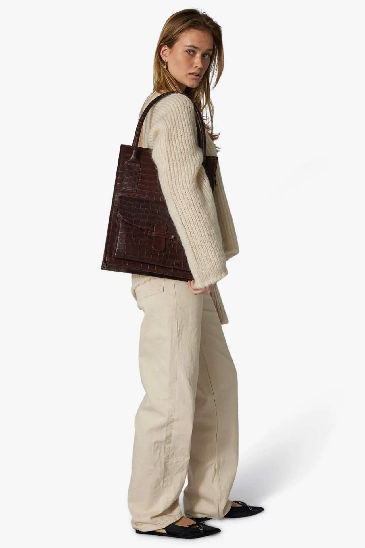 Ragusa shopper Tina Dark brown