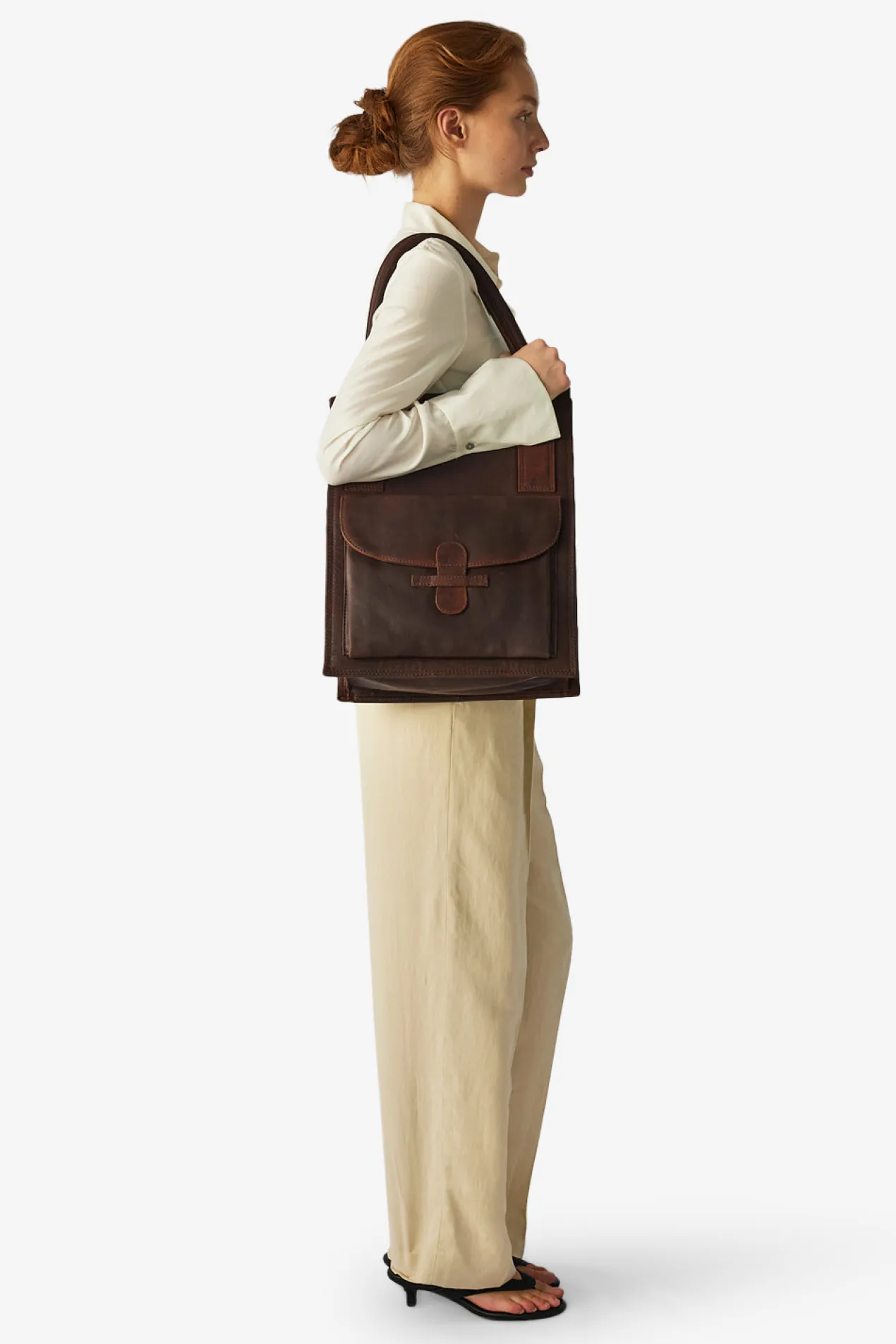 Ragusa shopper Tina Dark brown