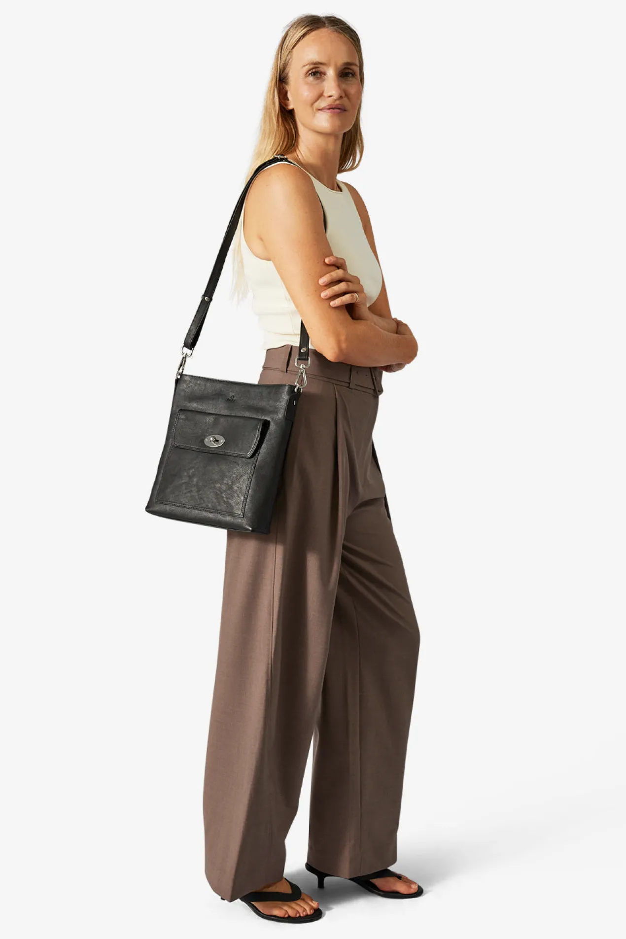 Ravenna crossbody Bianca Black