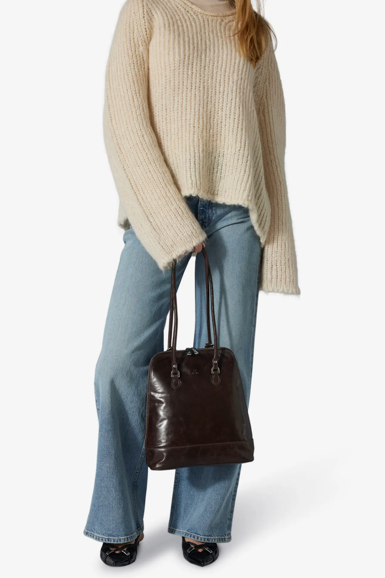 Salerno backpack Lina Dark brown