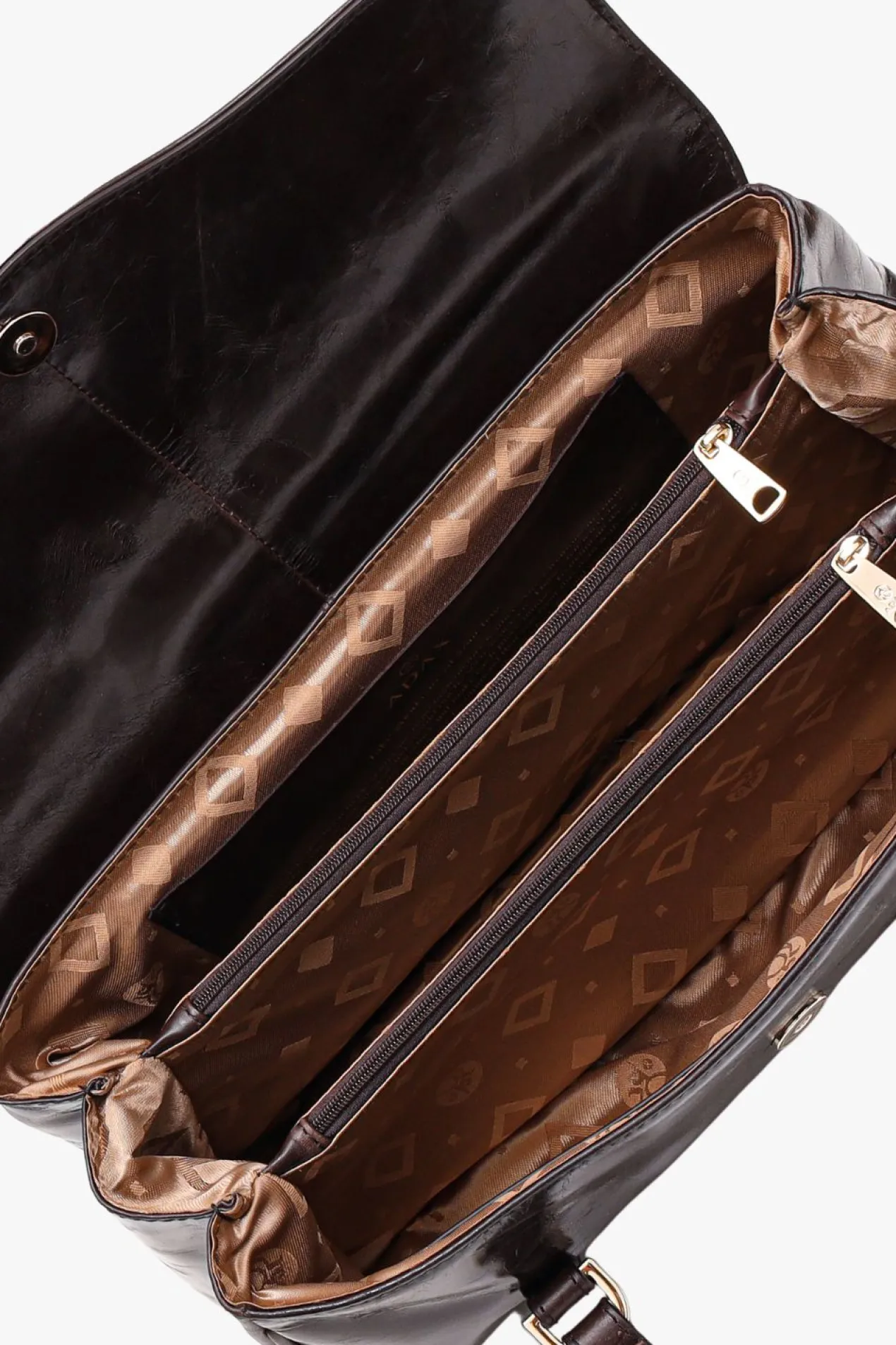 Salerno handbag Megan Dark brown