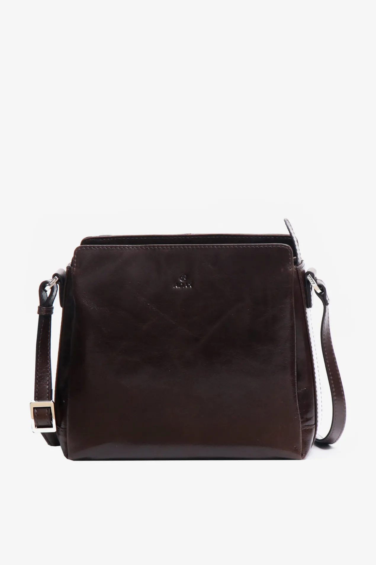 Salerno shoulder bag Sia Dark brown